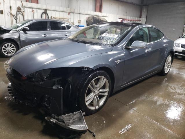 5YJSA1CN2DFP11127 - 2013 TESLA MODEL S BLUE photo 1