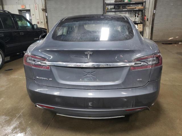 5YJSA1CN2DFP11127 - 2013 TESLA MODEL S BLUE photo 6
