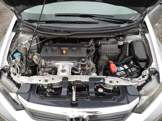 19XFB2F90CE322848 - 2012 HONDA CIVIC EXL ვერცხლისფერი ფოტო 11