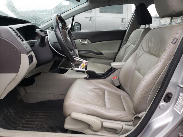 19XFB2F90CE322848 - 2012 HONDA CIVIC EXL ვერცხლისფერი ფოტო 7