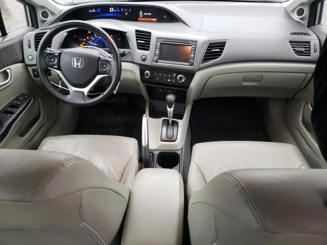 19XFB2F90CE322848 - 2012 HONDA CIVIC EXL ვერცხლისფერი ფოტო 8