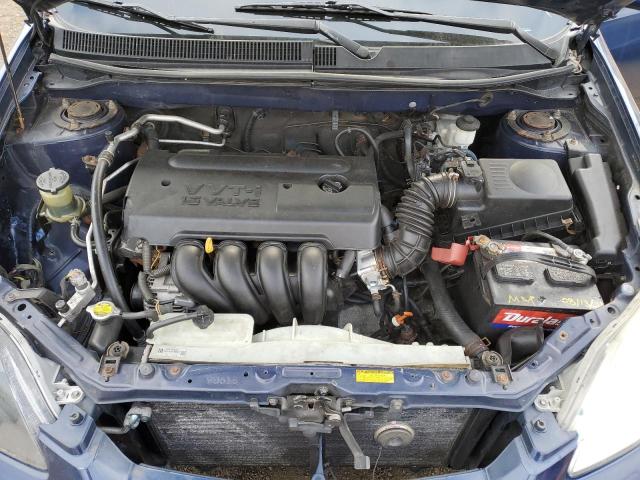 2T1KR32E57C684178 - 2007 TOYOTA COROLLA MA XR BLUE photo 11