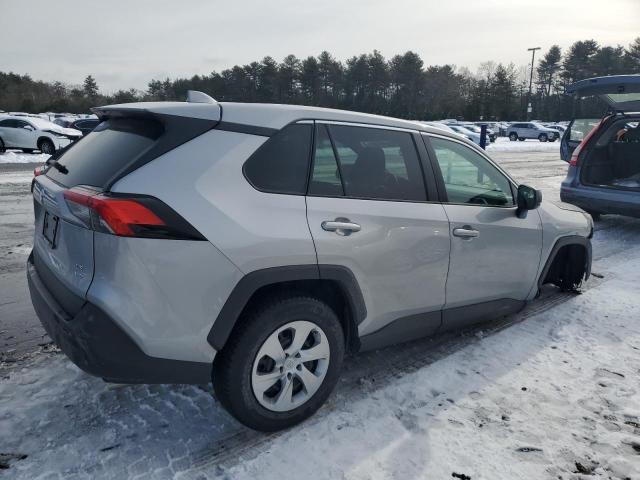 2T3F1RFV2NW311222 - 2022 TOYOTA RAV4 LE SILVER photo 3