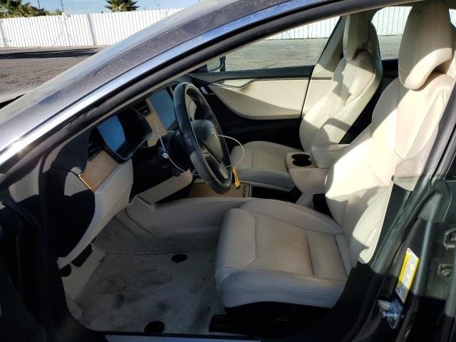 5YJSA1E26KF332793 - 2019 TESLA MODEL S GRAY photo 7