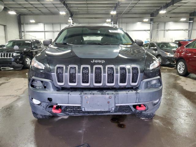 1C4PJMBS5EW294212 - 2014 JEEP CHEROKEE TRAILHAWK BLACK photo 5