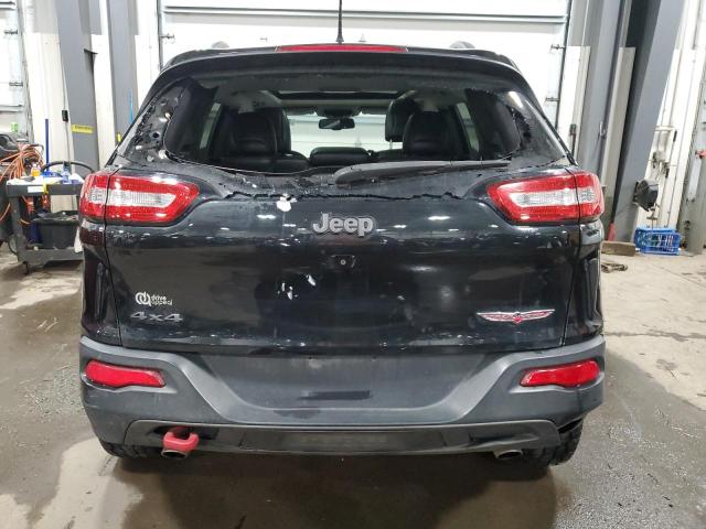 1C4PJMBS5EW294212 - 2014 JEEP CHEROKEE TRAILHAWK BLACK photo 6
