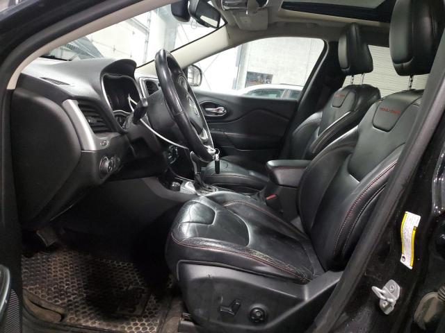 1C4PJMBS5EW294212 - 2014 JEEP CHEROKEE TRAILHAWK BLACK photo 7