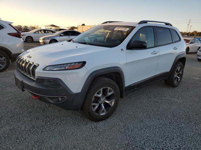 1C4PJMBB4EW158878 - 2014 JEEP CHEROKEE TRAILHAWK WHITE photo 1