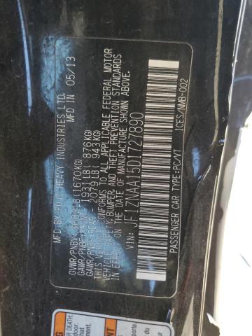 JF1ZNAA15D1727890 - 2013 TOYOTA SCION FR-S BLACK photo 12