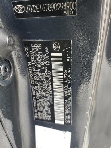 JTKDE167890294900 - 2009 TOYOTA SCION TC 石墨色 照片 12