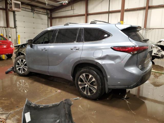 5TDHZRBHXNS201361 - 2022 TOYOTA HIGHLANDER XLE 蓝色 照片 2