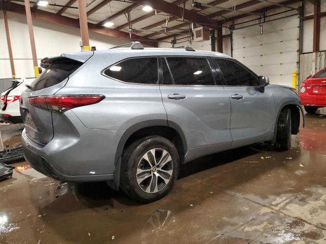 5TDHZRBHXNS201361 - 2022 TOYOTA HIGHLANDER XLE 蓝色 照片 3
