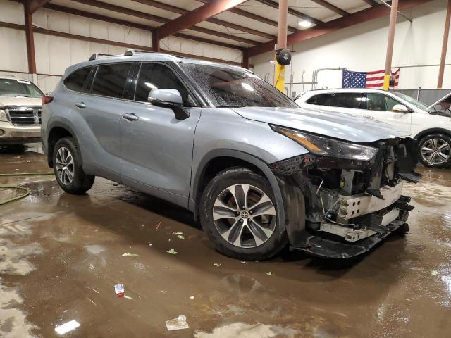 5TDHZRBHXNS201361 - 2022 TOYOTA HIGHLANDER XLE 蓝色 照片 4