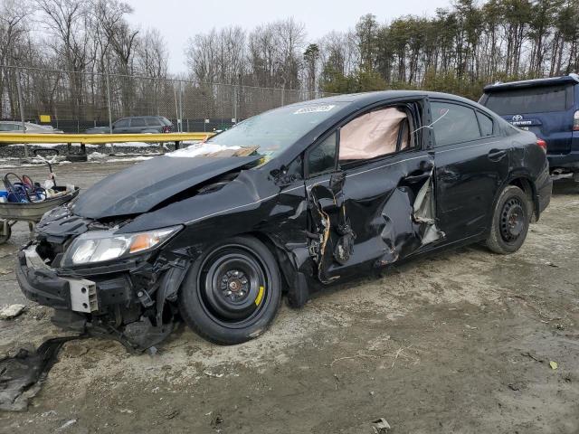 19XFB2F96DE273785 - 2013 HONDA CIVIC EXL შავი ფოტო 1