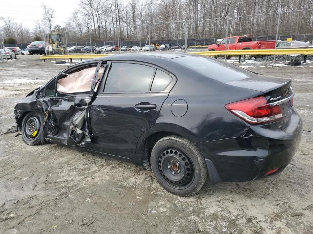 19XFB2F96DE273785 - 2013 HONDA CIVIC EXL შავი ფოტო 2
