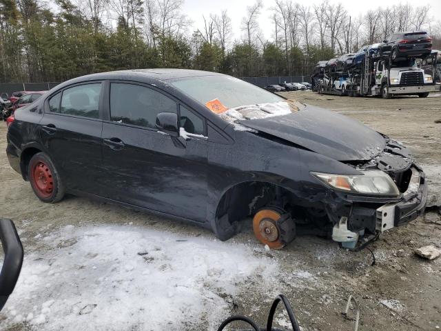 19XFB2F96DE273785 - 2013 HONDA CIVIC EXL შავი ფოტო 4