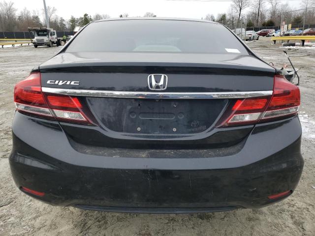 19XFB2F96DE273785 - 2013 HONDA CIVIC EXL შავი ფოტო 6