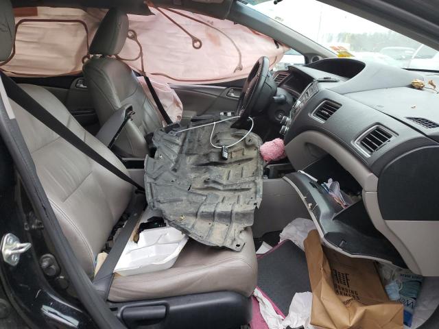 19XFB2F96DE273785 - 2013 HONDA CIVIC EXL შავი ფოტო 7