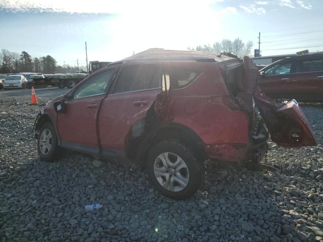 2T3ZFREV3DW019836 - 2013 TOYOTA RAV4 LE 红色 照片 2