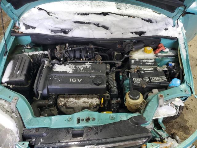 KL1TD62615B353355 - 2005 CHEVROLET AVEO BASE Mavi foto 11