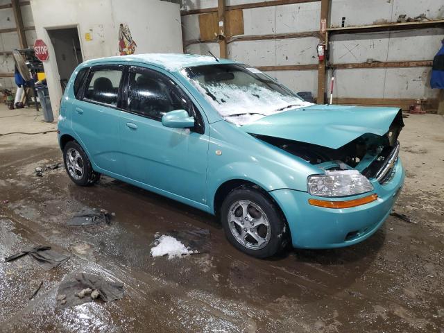 KL1TD62615B353355 - 2005 CHEVROLET AVEO BASE Mavi foto 4