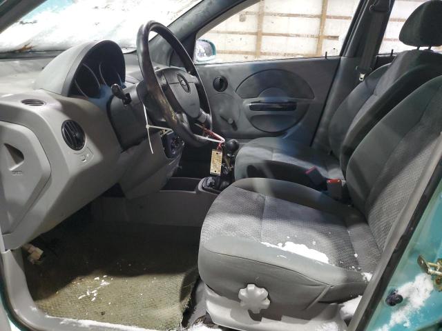 KL1TD62615B353355 - 2005 CHEVROLET AVEO BASE Mavi foto 7