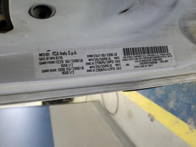 ZFBERFBT2F6A81486 - 2015 RAM PROMASTER SLT WHITE photo 12