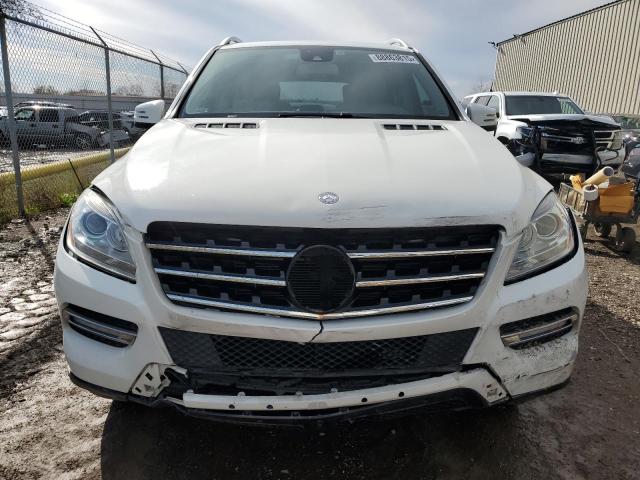 4JGDA5HB1CA089136 - 2012 MERCEDES-BENZ ML 350 4MATIC WHITE photo 5