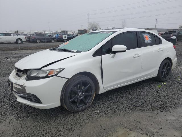 19XFB2F90FE259304 - 2015 HONDA CIVIC EXL WHITE photo 1