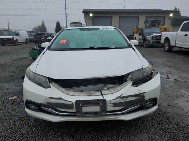 19XFB2F90FE259304 - 2015 HONDA CIVIC EXL WHITE photo 5
