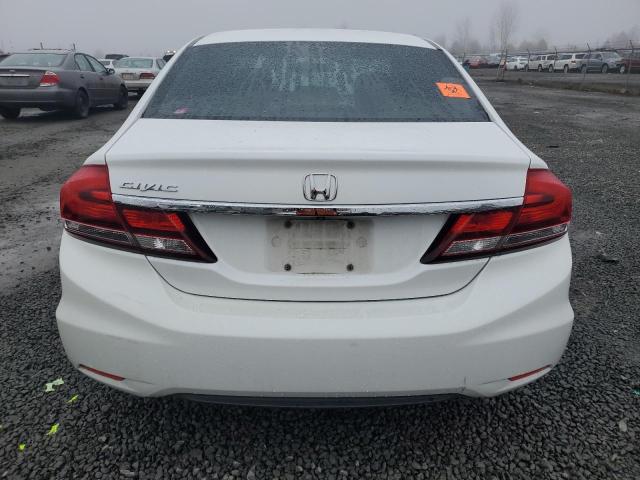 19XFB2F90FE259304 - 2015 HONDA CIVIC EXL WHITE photo 6