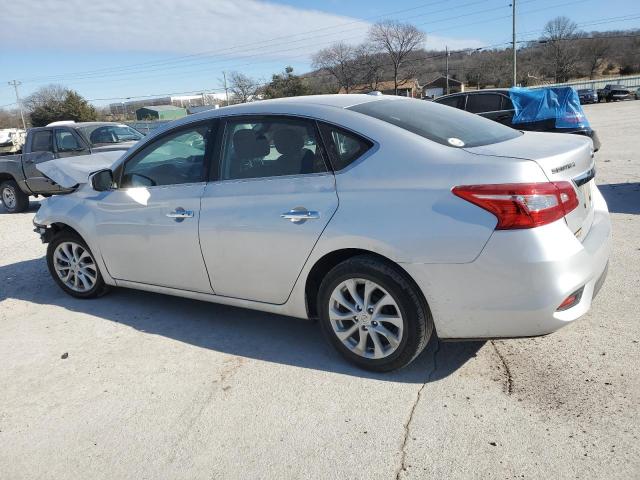 3N1AB7AP2KY317289 - 2019 NISSAN SENTRA S SILVER photo 2