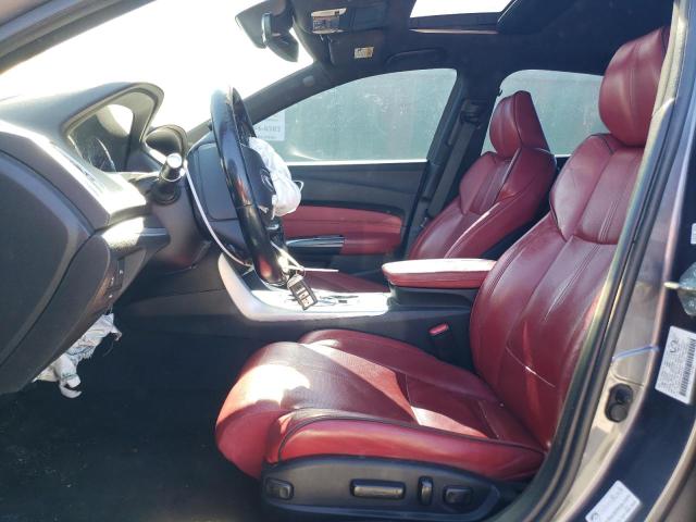 19UUB2F64JA001281 - 2018 ACURA TLX TECH+A ნაცრისფერი ფოტო 7