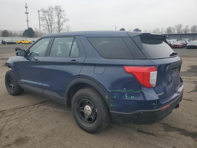 1FM5K8AW0LGB85837 - 2020 FORD EXPLORER POLICE INTERCEPTOR ლურჯი ფოტო 2