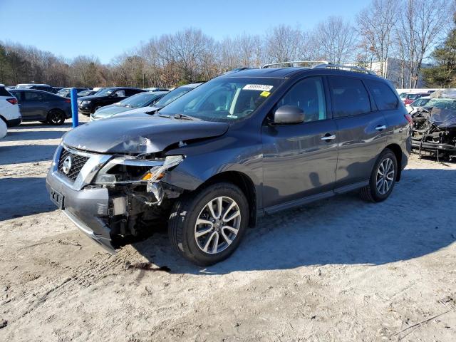5N1AR2MMXDC631146 - 2013 NISSAN PATHFINDER S GRAY photo 1
