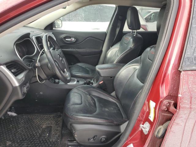 1C4PJMBS8GW261630 - 2016 JEEP CHEROKEE TRAILHAWK წითელი ფოტო 7