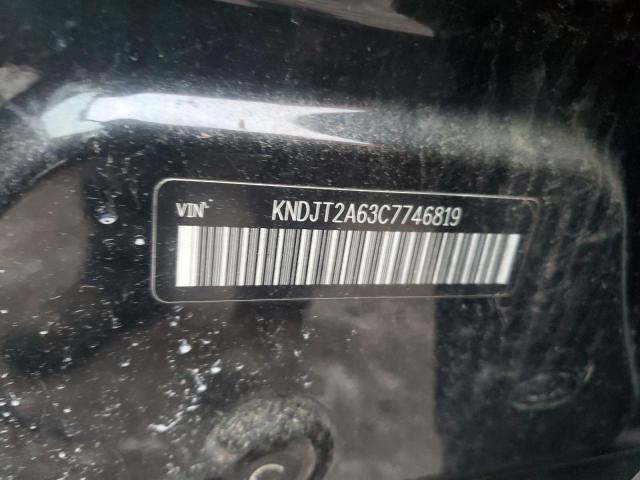 KNDJT2A63C7746819 - 2012 KIA SOUL + BLACK photo 13