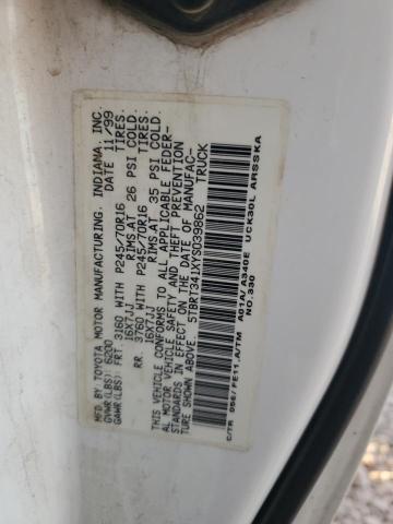 5TBRT341XYS039862 - 2000 TOYOTA TUNDRA ACCESS CAB თეთრი ფოტო 12