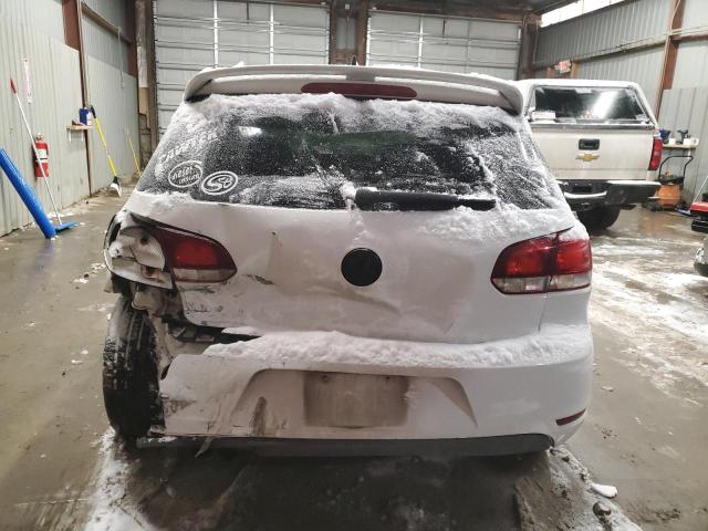 WVWMM7AJ0BW336267 - 2011 VOLKSWAGEN GOLF WHITE photo 6