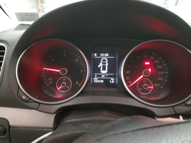 WVWMM7AJ0BW336267 - 2011 VOLKSWAGEN GOLF WHITE photo 9