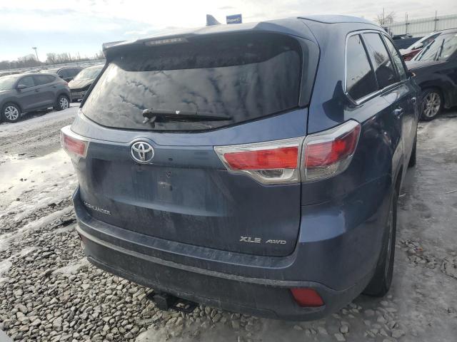 5TDJKRFH3FS094736 - 2015 TOYOTA HIGHLANDER XLE 蓝色 照片 6