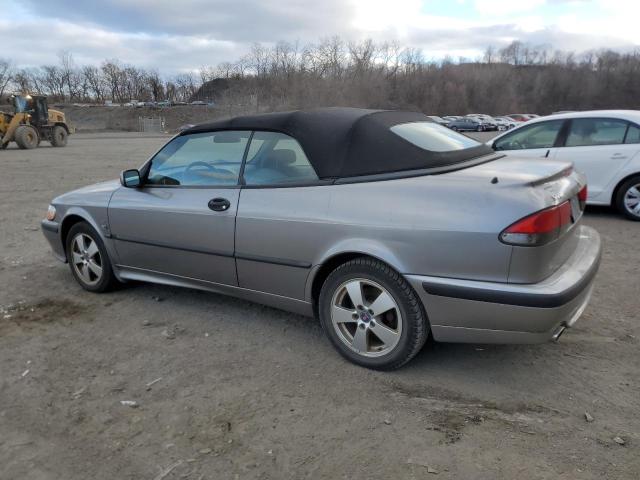 YS3DF78K527004711 - 2002 SAAB 9-3 SE GRAY photo 2