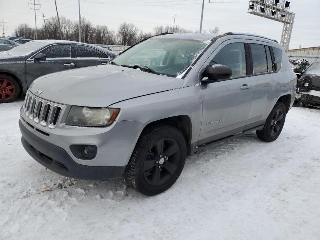 1C4NJDBB3ED865313 - 2014 JEEP COMPASS SPORT SILVER photo 1