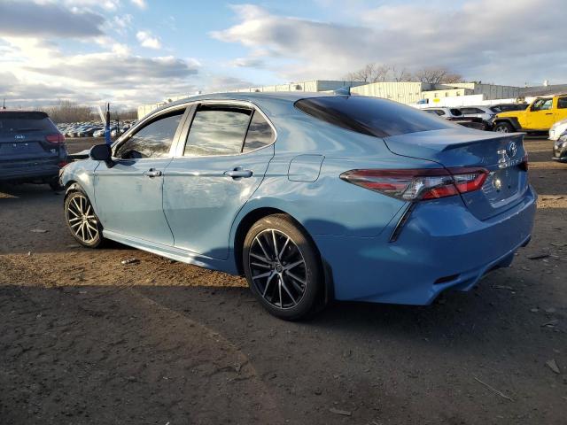 4T1G11AK7PU170405 - 2023 TOYOTA CAMRY SE NIGHT SHADE BLUE photo 2