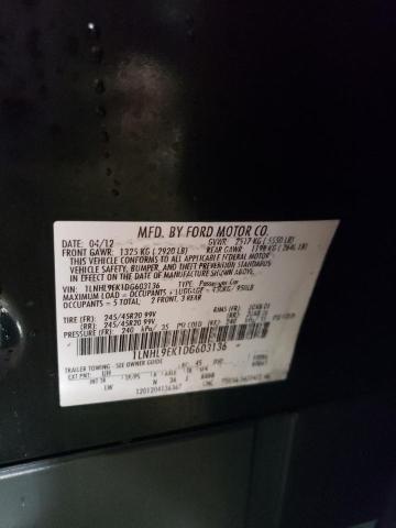 1LNHL9EK1DG603136 - 2013 LINCOLN MKS BLACK photo 12