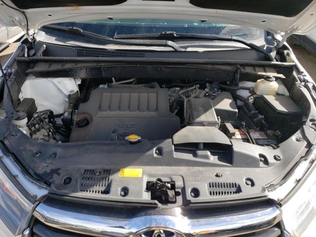 5TDJKRFH1FS142329 - 2015 TOYOTA HIGHLANDER XLE WHITE photo 12