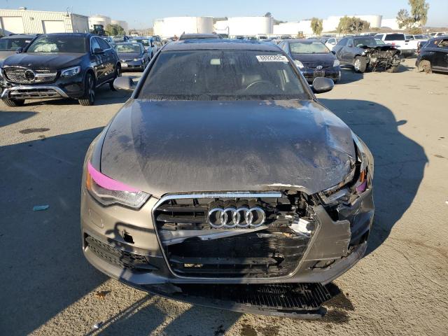 WAUHGAFC6EN032111 - 2014 AUDI A6 PRESTIGE ნაცრისფერი ფოტო 5