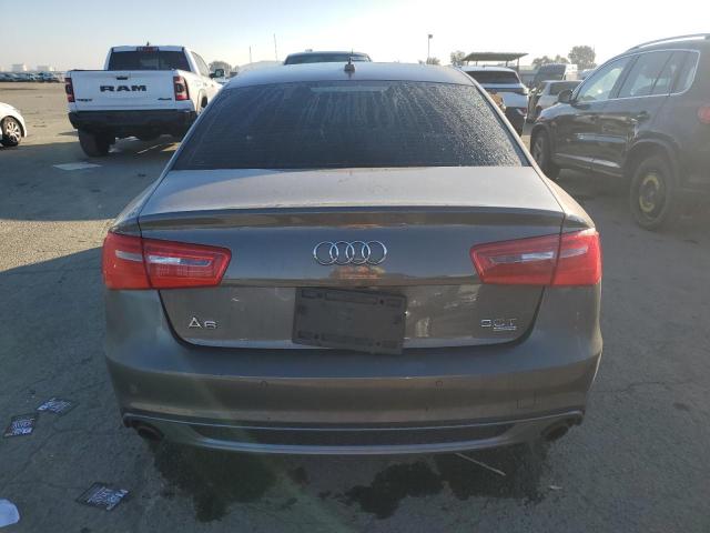 WAUHGAFC6EN032111 - 2014 AUDI A6 PRESTIGE ნაცრისფერი ფოტო 6