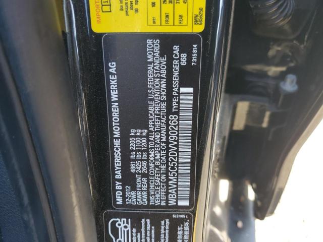 WBAVM5C52DVV90268 - 2013 BMW X1 XDRIVE35I BLACK photo 13