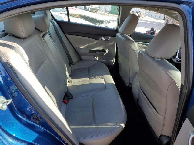19XFB2F90FE031156 - 2015 HONDA CIVIC EXL ლურჯი ფოტო 10